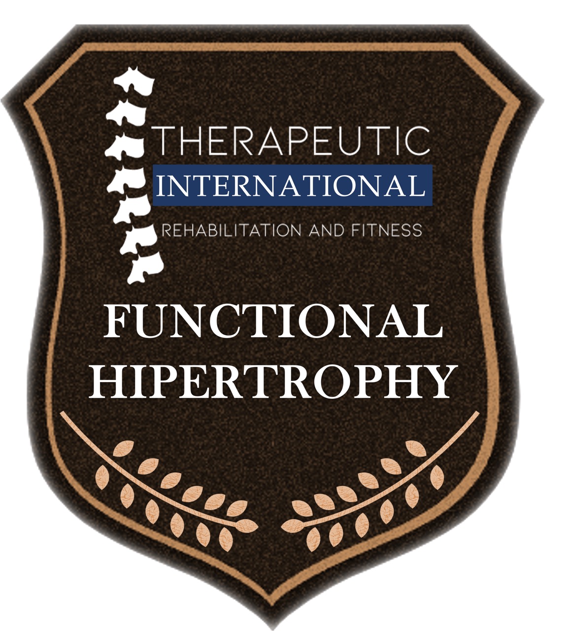 Escudo Hipertrofia funcional de tamaño grande Certificación Método Hipertrofia Funcional - Imagen 1